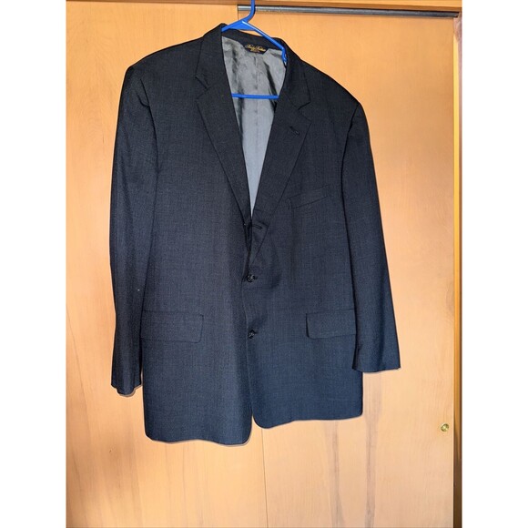 Brooks Brother’s Suit Jacket Mens 38 Navy Blue Blazer 3 Button Made in USA - Picture 3 of 10